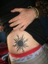 tribal sun tat for girl